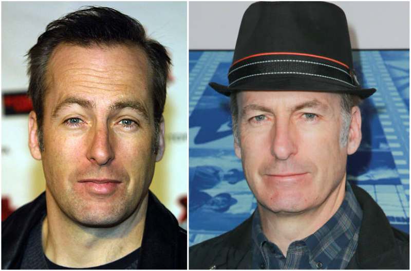 Bob Odenkirk's eyes and hair color