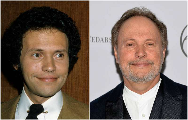 Billy Crystal's eyes and hair color