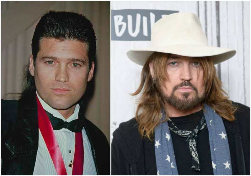 Billy Ray Cyrus' eyes and hair color