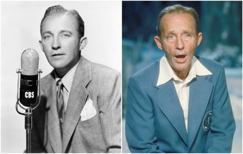 Bing Crosby's eyes and hair color