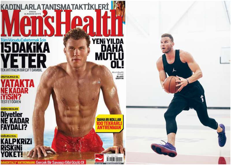 Blake Griffin's height, weight and body measurements