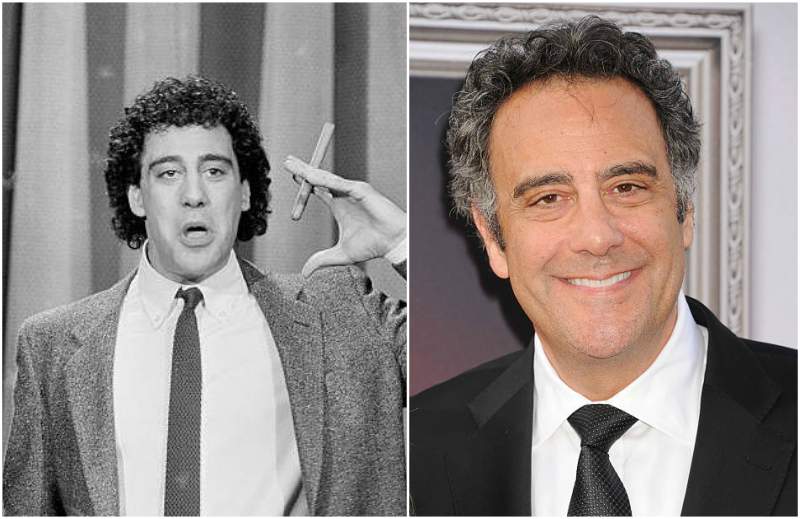 Brad Garrett's eyes and hair color