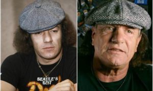Brian Johnson's eyes and hair color