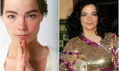 Bjork's eyes and hair color