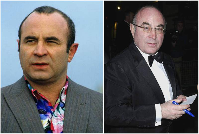 Bob Hoskins' eyes and hair color