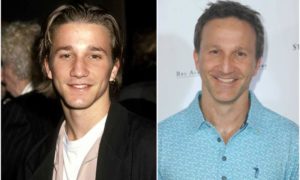 Breckin Meyer's eyes and hair color