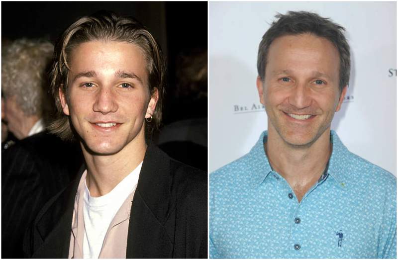 Breckin Meyer's eyes and hair color