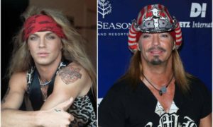 Bret Michaels' eyes and hair color