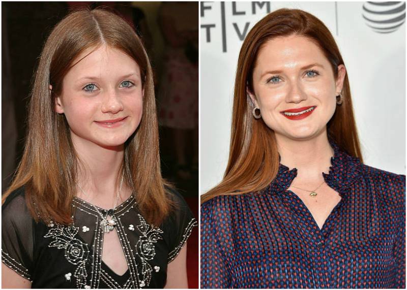 Bonnie Wright's eyes and hair color