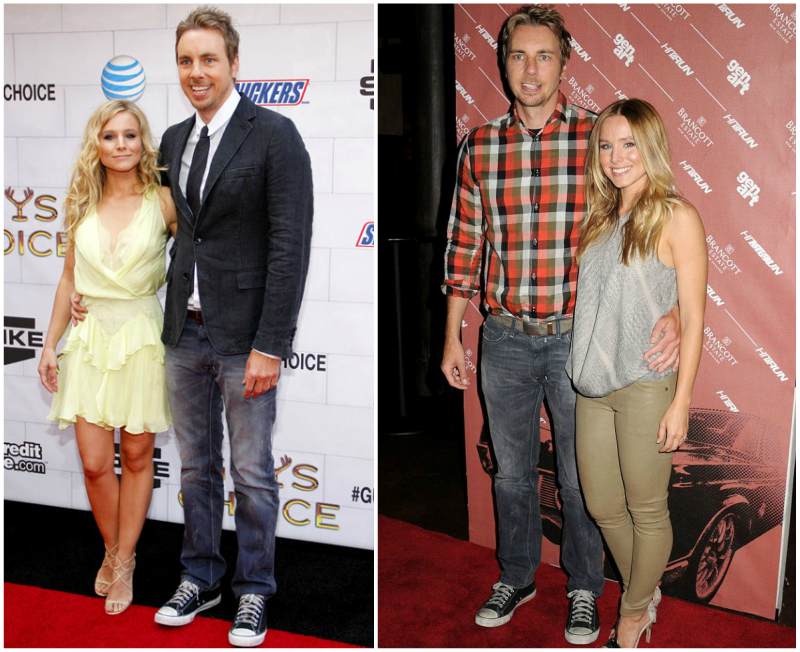 Dax Shepard's height - 6’3'' (190 cm). 