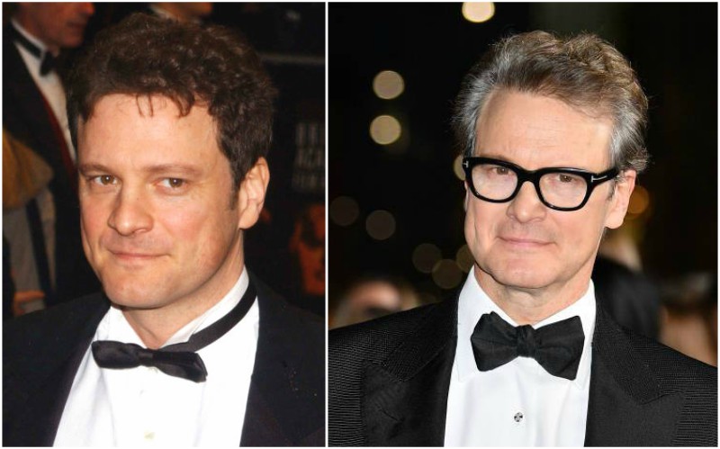 Colin Firth’s eyes and hair color