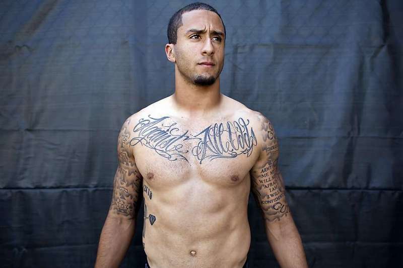 Colin Kaepernick's height, weight and body measurements