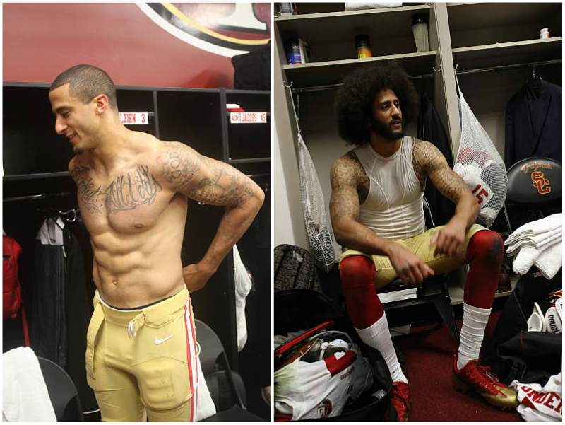 Colin Kaepernick's height, weight and body measurements
