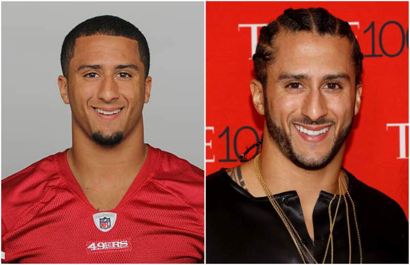 Colin Kaepernick's eyes and hair color