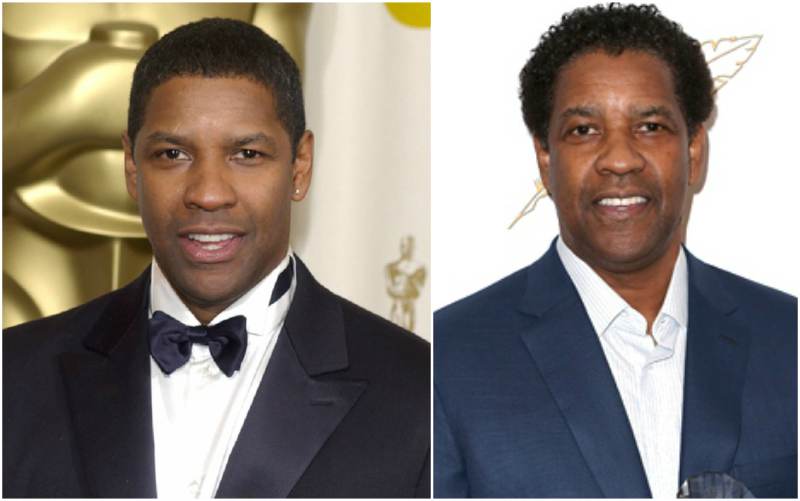 Denzel Washington’s eyes and hair color