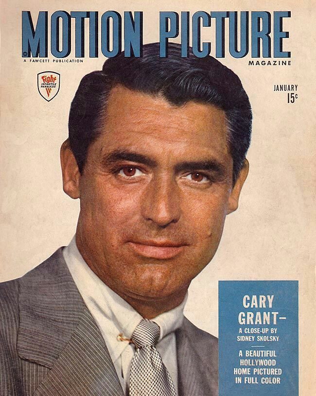 Cary Grant’s eyes and hair color