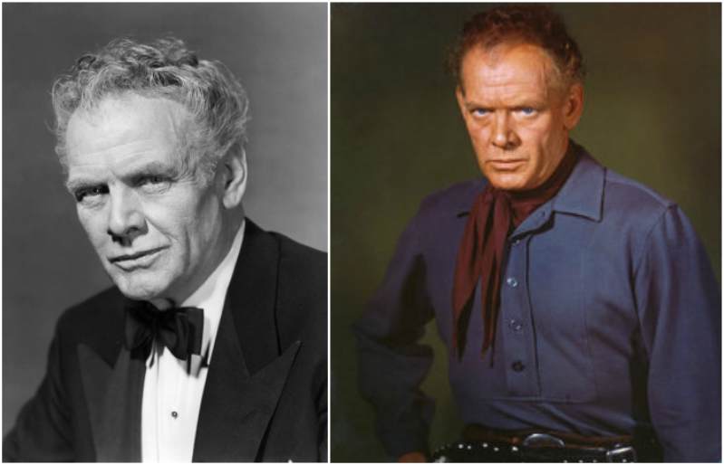 Charles Bickford’s eyes and hair color