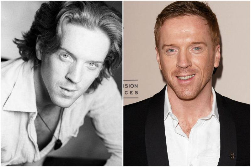 Damian Lewis' eyes and hair color