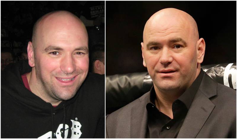 Dana White's eyes and hair color