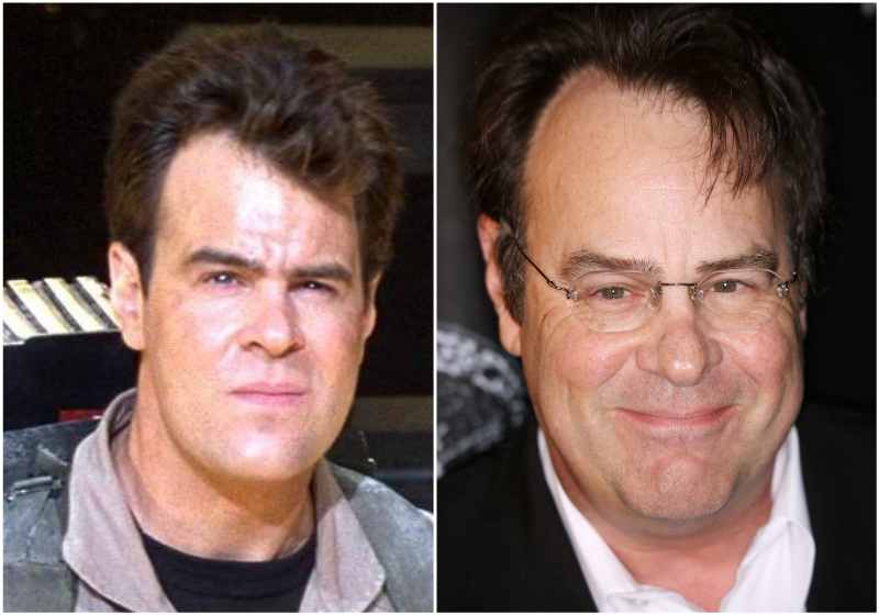 Dan Aykroyd's eyes and hair color