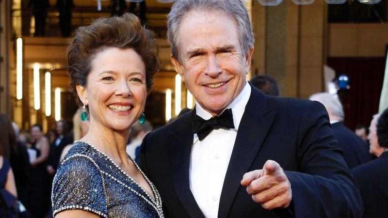 Warren Beatty's family - wife Annette Carol Bening