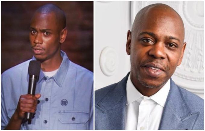 Dave Chappelle's eyes and hair color