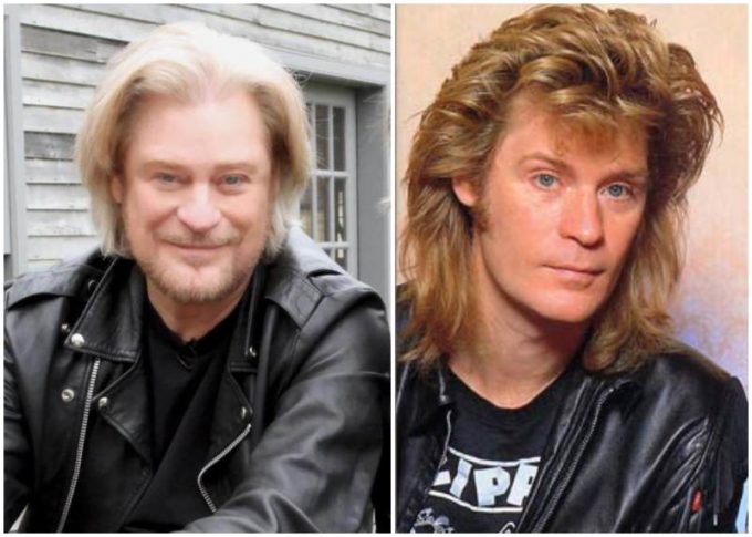 Daryl Hall's eyes and hair color