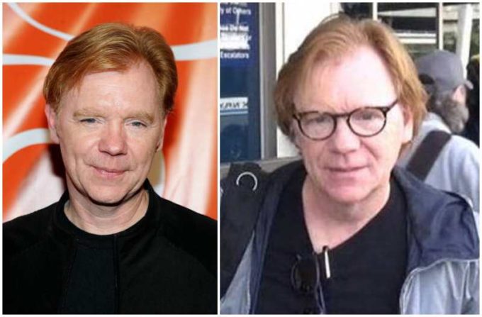 David Caruso's eyes and hair color