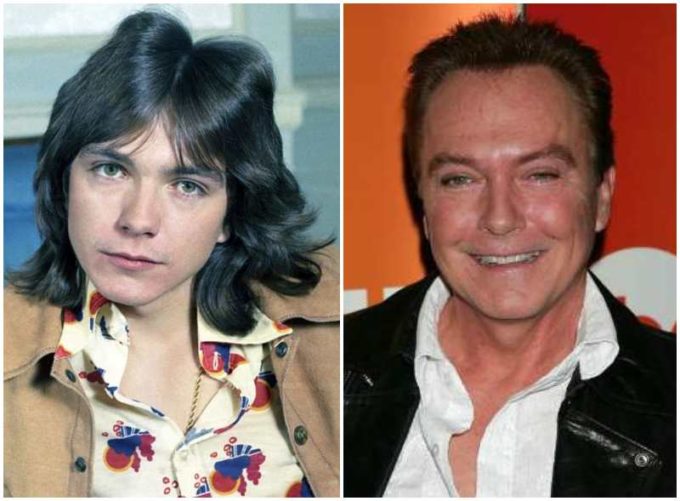 David Cassidy's eyes and hair color