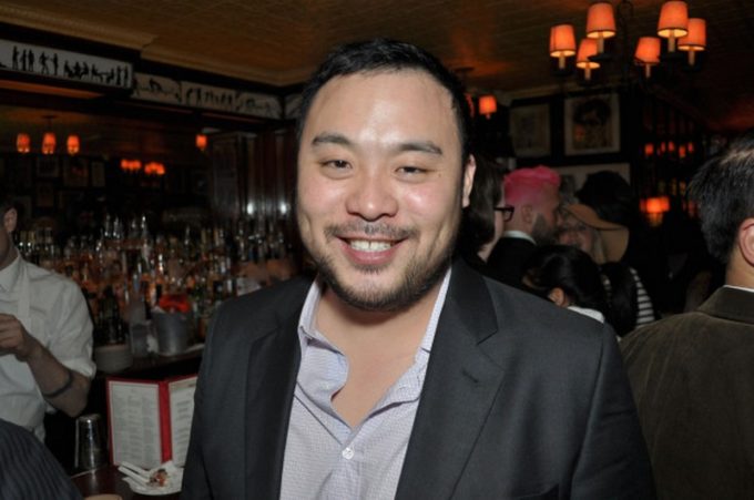 David Chang's eyes and hair color