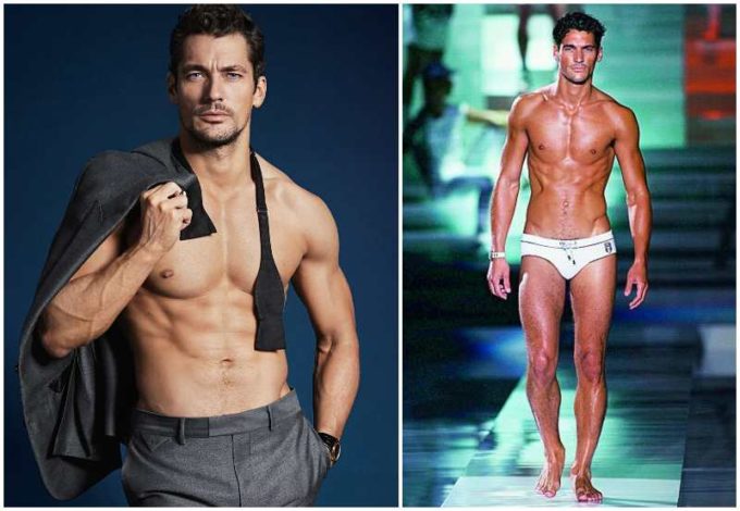 David Gandy's height, weight and body measurements