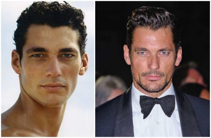 David Gandy's eyes and hair color