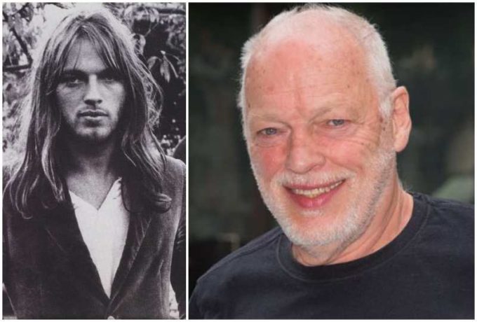 David Gilmour's eyes and hair color