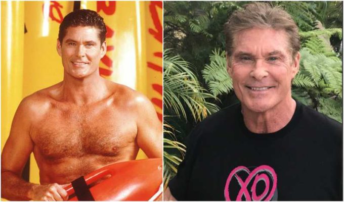 David Hasselhoff's eyes and hair color