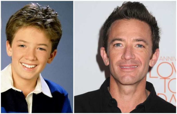 David Faustino's eyes and hair color