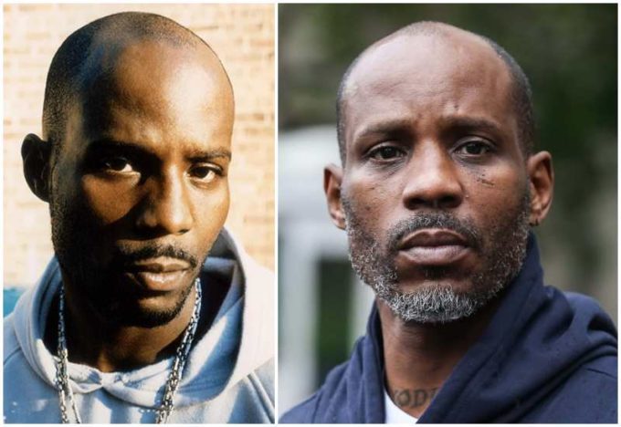 DMX's eyes and hair color