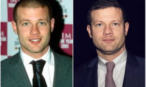 Dermot O’Leary's eyes and hair color