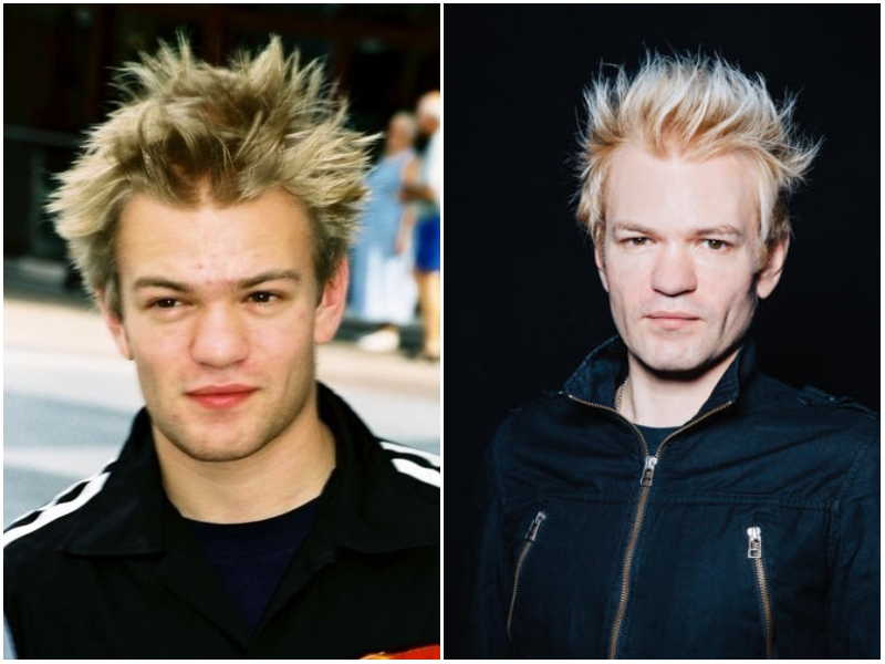 Deryck Whibley's eyes and hair color