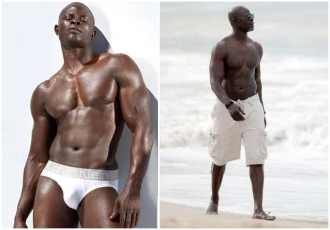 La altura, el peso y la edad de Djimon Hounsou