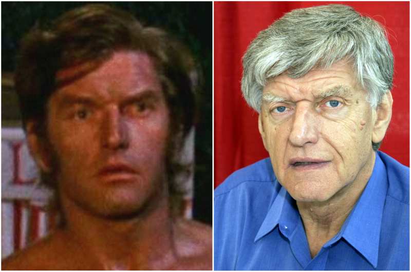 David Prowse's eyes and hair color