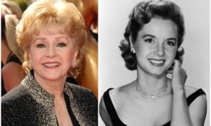 Debbie Reynolds' eyes and hair color