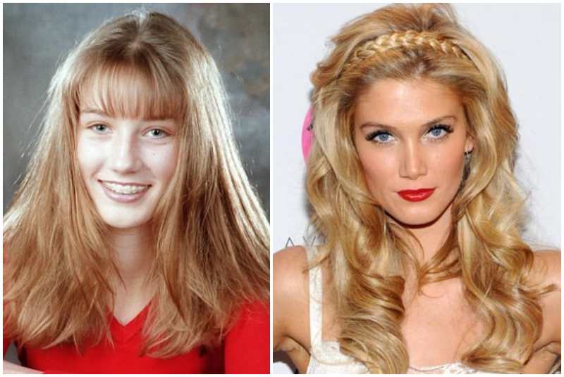 Delta Goodrem's eyes and hair color