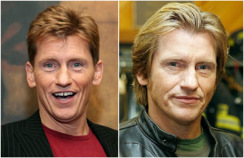 Denis Leary's eyes and hair color