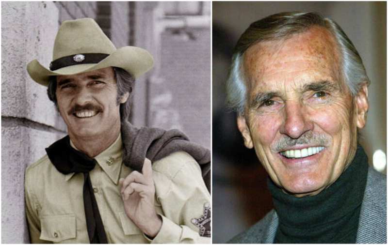 Dennis Weaver's eyes and hair color