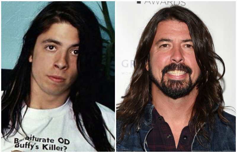 Dave Grohl's eyes and hair color