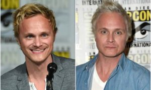 David Anders' eyes color - blue and hair color - blonde