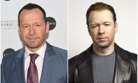 Donnie Wahlberg's eyes and hair color