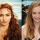 Eleanor Tomlinson's eyes and hair color