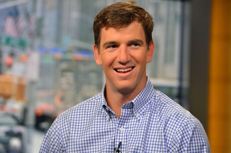 Eli Manning's height, weight. Quarterback for the New York Giants