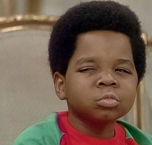 Gary Coleman's eyes and hair color